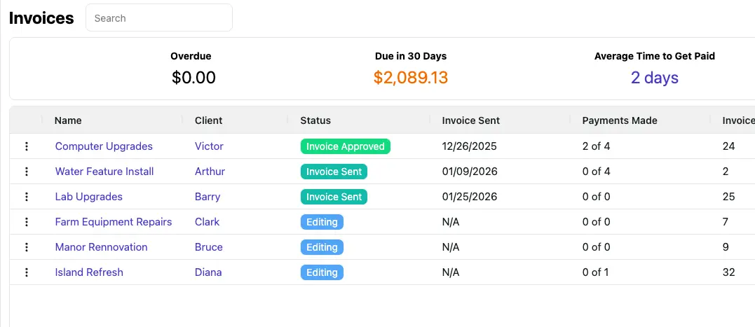Demo: Creating a new item with live formula preview
