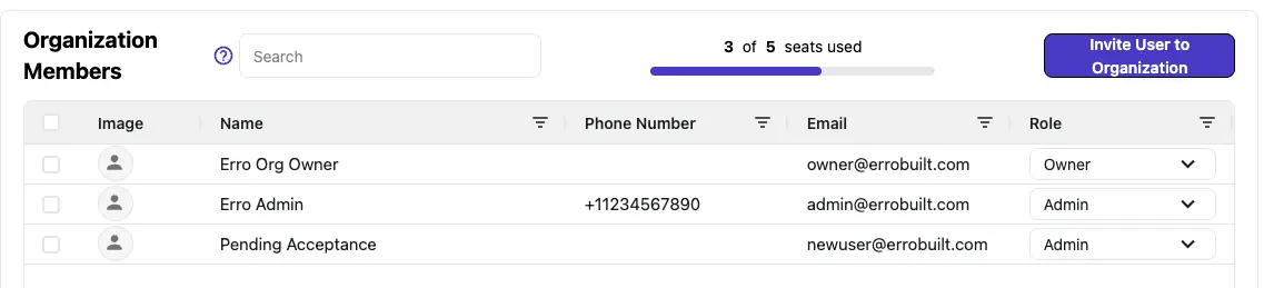View Pending Invitation