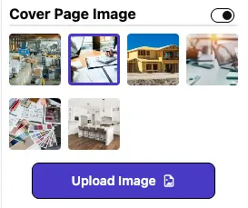 Change Template Cover Image