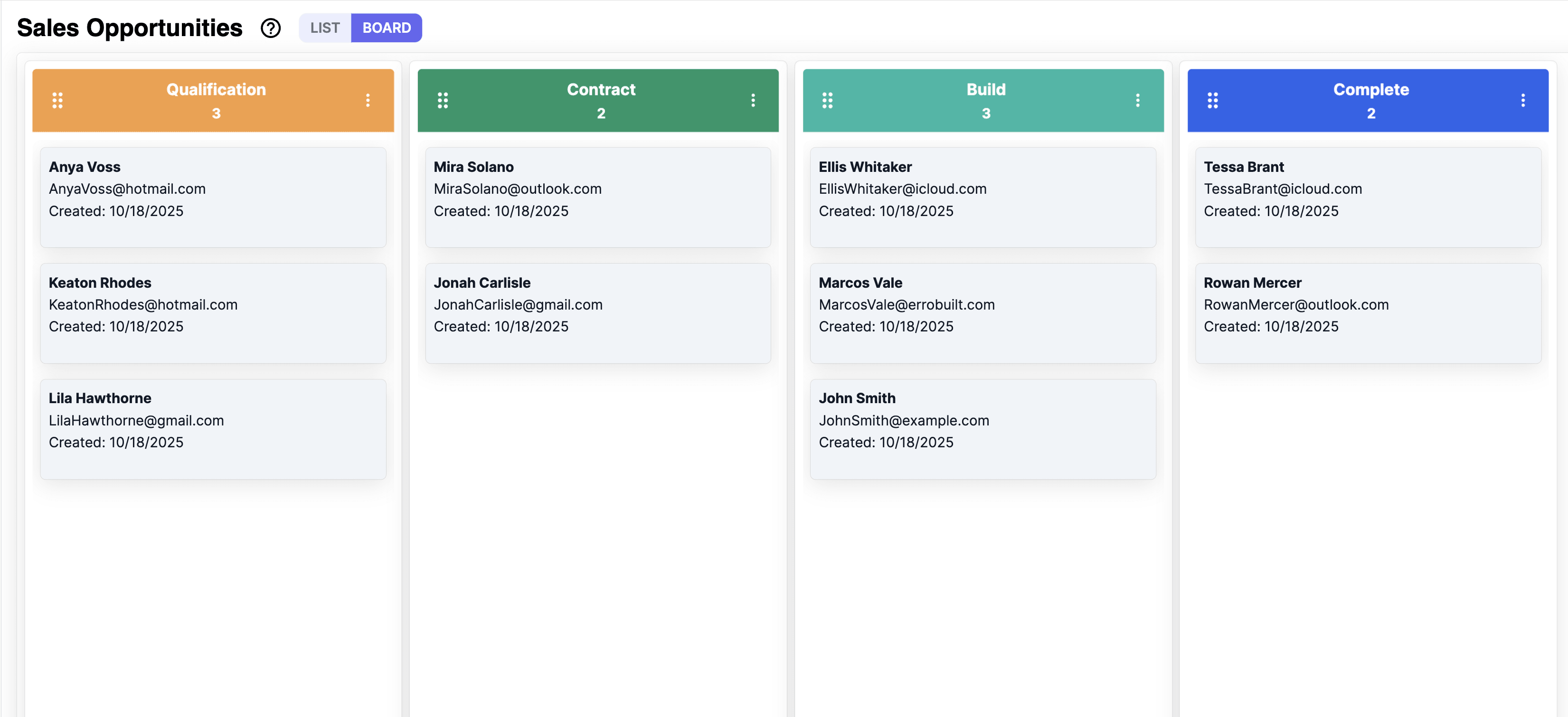 Built-in CRM, Lead Forms, & Collaboration